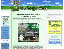 Tablet Screenshot of homeenergyfaire.com